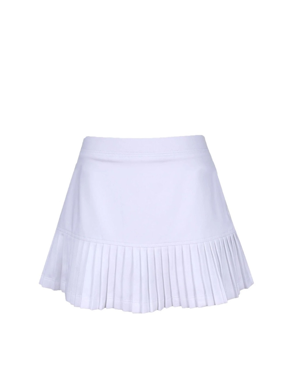 Santorini Island White Pleated Skirt